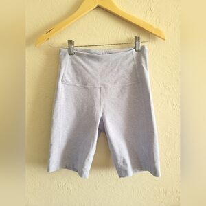 ZELLA, High-Waisted Biker Shorts, Heathered Lavender , Size Small‎